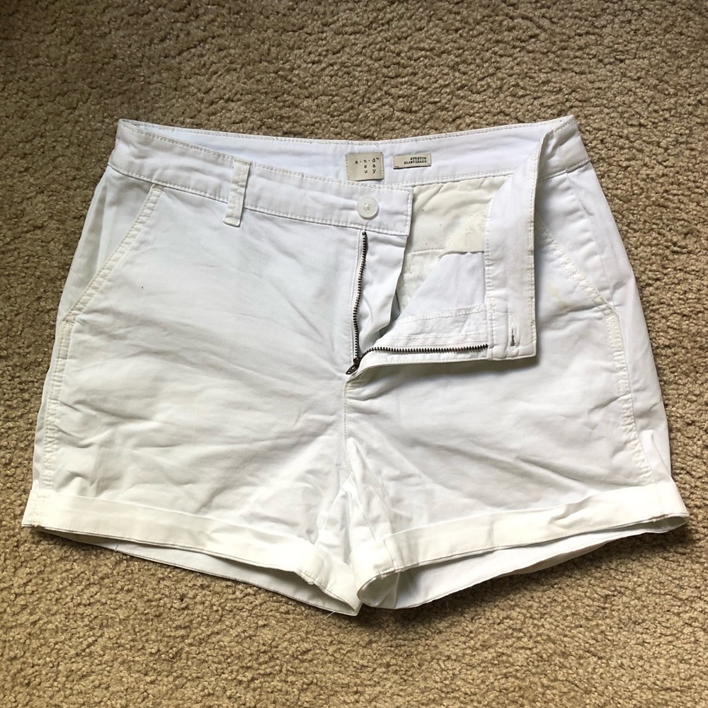 White Shorts